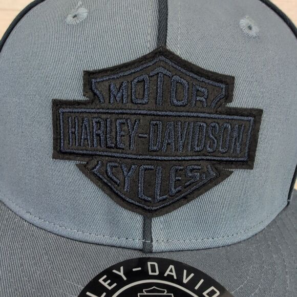 Harley Davidson Bar & Shield Fitted Hat Ensign Blue 97745-23VM S8ze 7-1/8" New - Picture 2 of 8